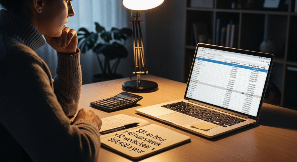 31 an Hour Is How Much a Year